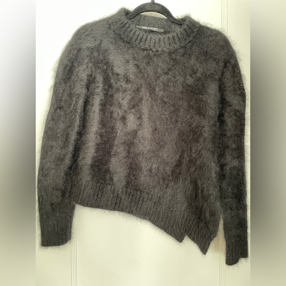 Neil Barret Asymmetrical Angora Sweater